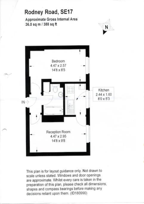 Central 1 Bedroom Apartment *Zone 1* Elephant And Castle Лондон Екстер'єр фото